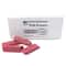 Charles Leonard Natural Rubber Wedge Pink Erasers, Medium, 24/Box